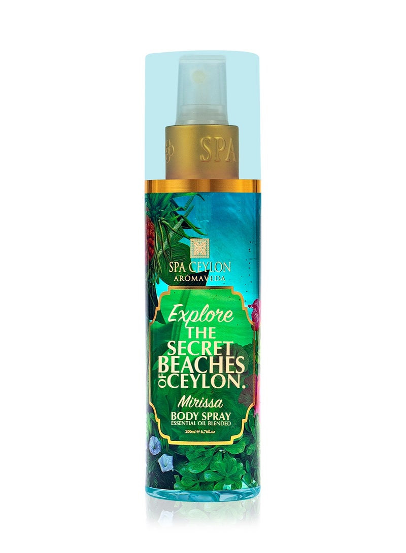 SPA CEYLON Mirissa Body Spray | Women's Fragrance Spray | Fruity and Refreshing Beach Summer Fragrance | 200ml - Image 1